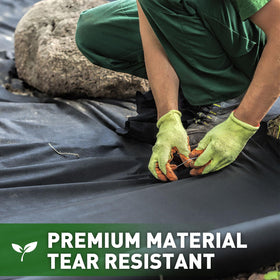 HOOPLE erosion-control base supports mulch and reduces soil displacement in driveways.