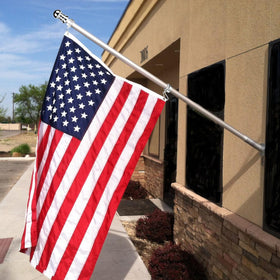 HOOPLE flag waving in wind using rotating rings.