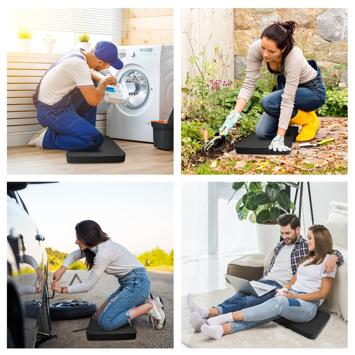 HOOPLE kneeling pad garden use offers spacious kneeling area