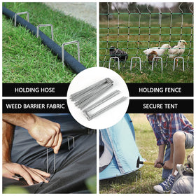 HOOPLE never-rust galvanized stakes for reliable outdoor use