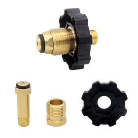 Hooshing brass propane connector offers durable, long-lasting performance for grills and camp stoves.