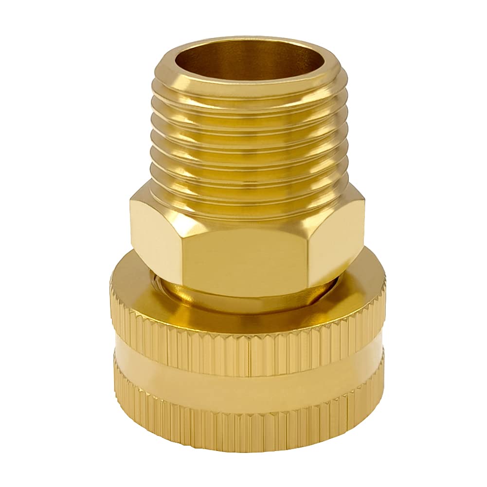 Hooshing brass swivel-connector application scene for versatile outdoor tasks