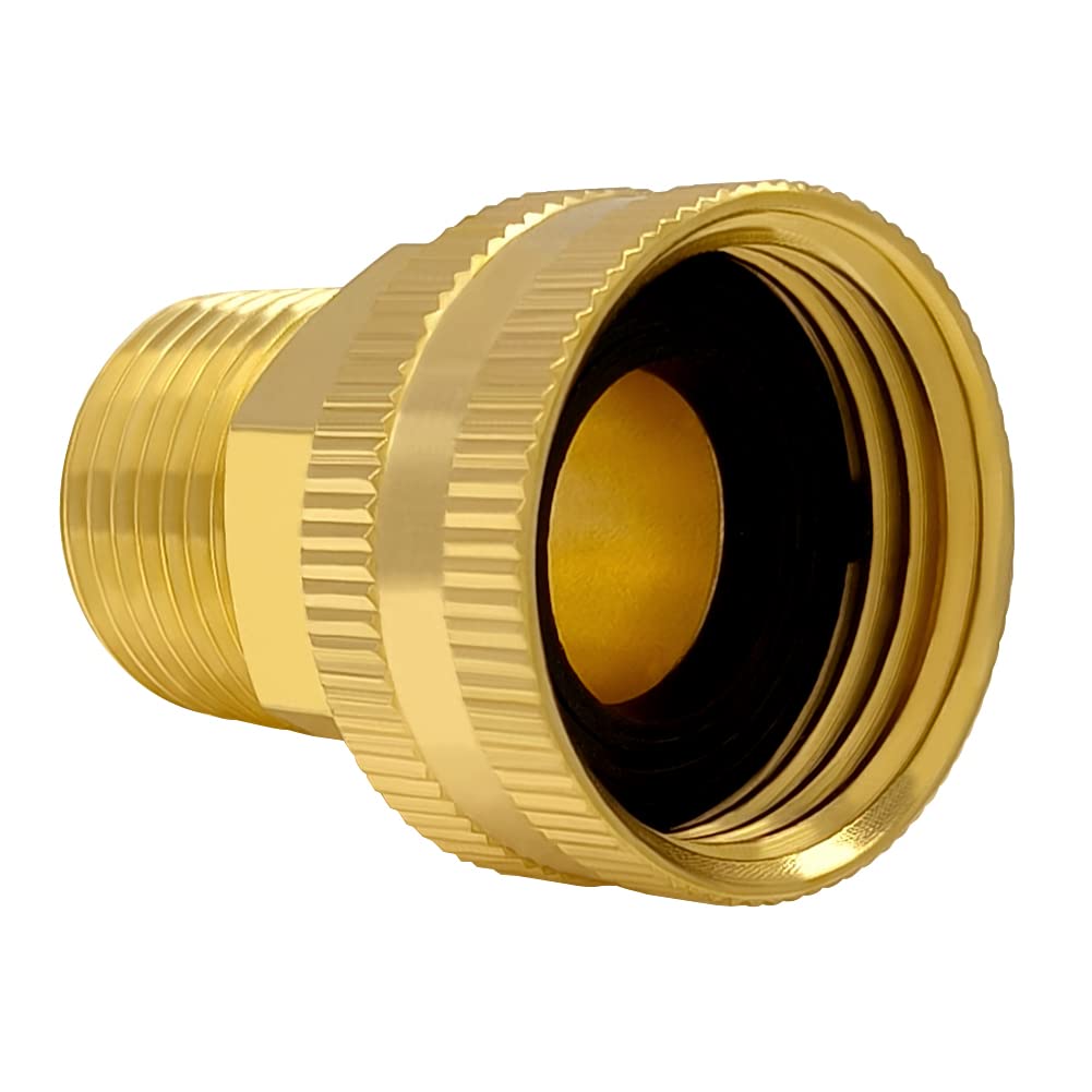 Hooshing brass swivel connector packaging showing a 3-piece set for daily use