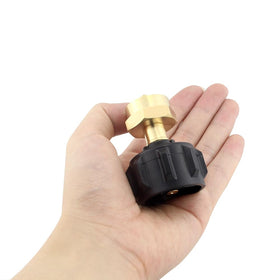 Hooshing easy-grip handwheel simplifies tightening without tools.