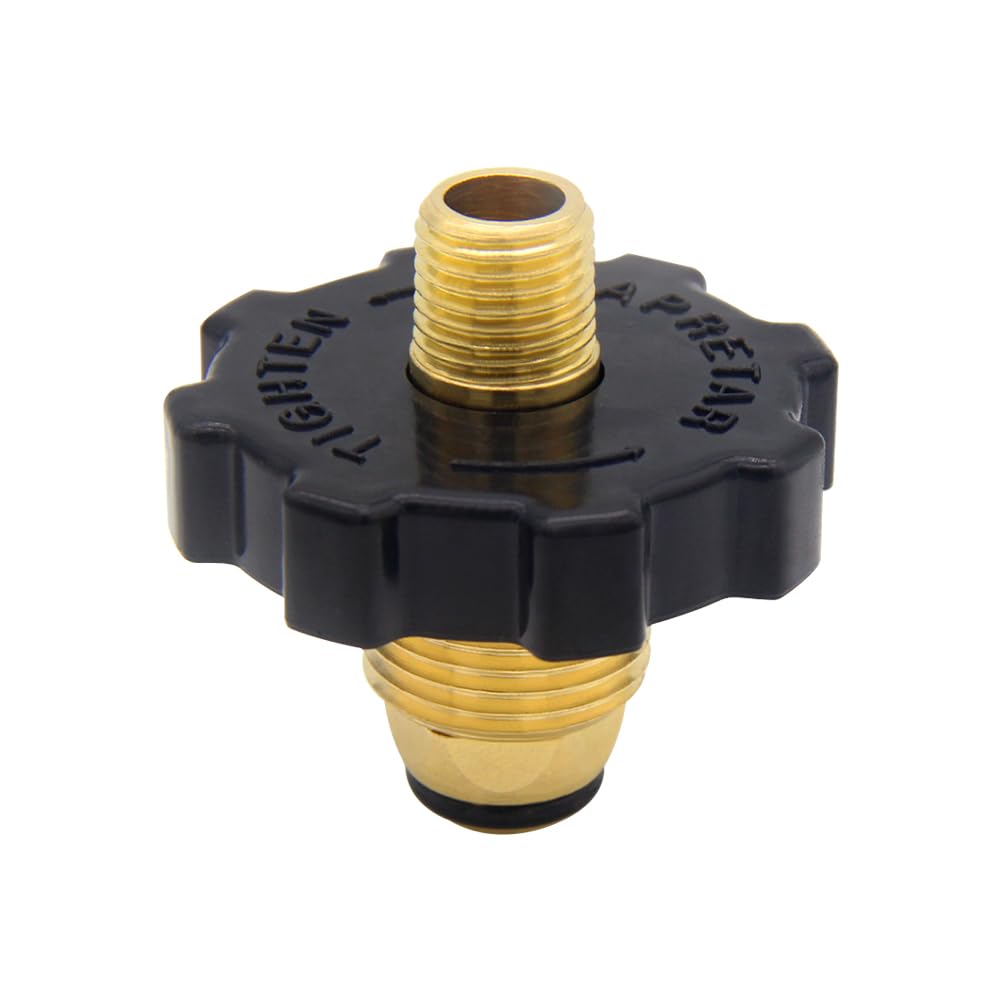 Hooshing easy-install propane fitting for quick setup beside your BBQ.