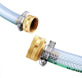 Hooshing garden hose repair kit helps fix torn ends efficiently.