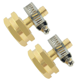 Hooshing two-pack connectors compatible with hoses, sprinklers, and timers