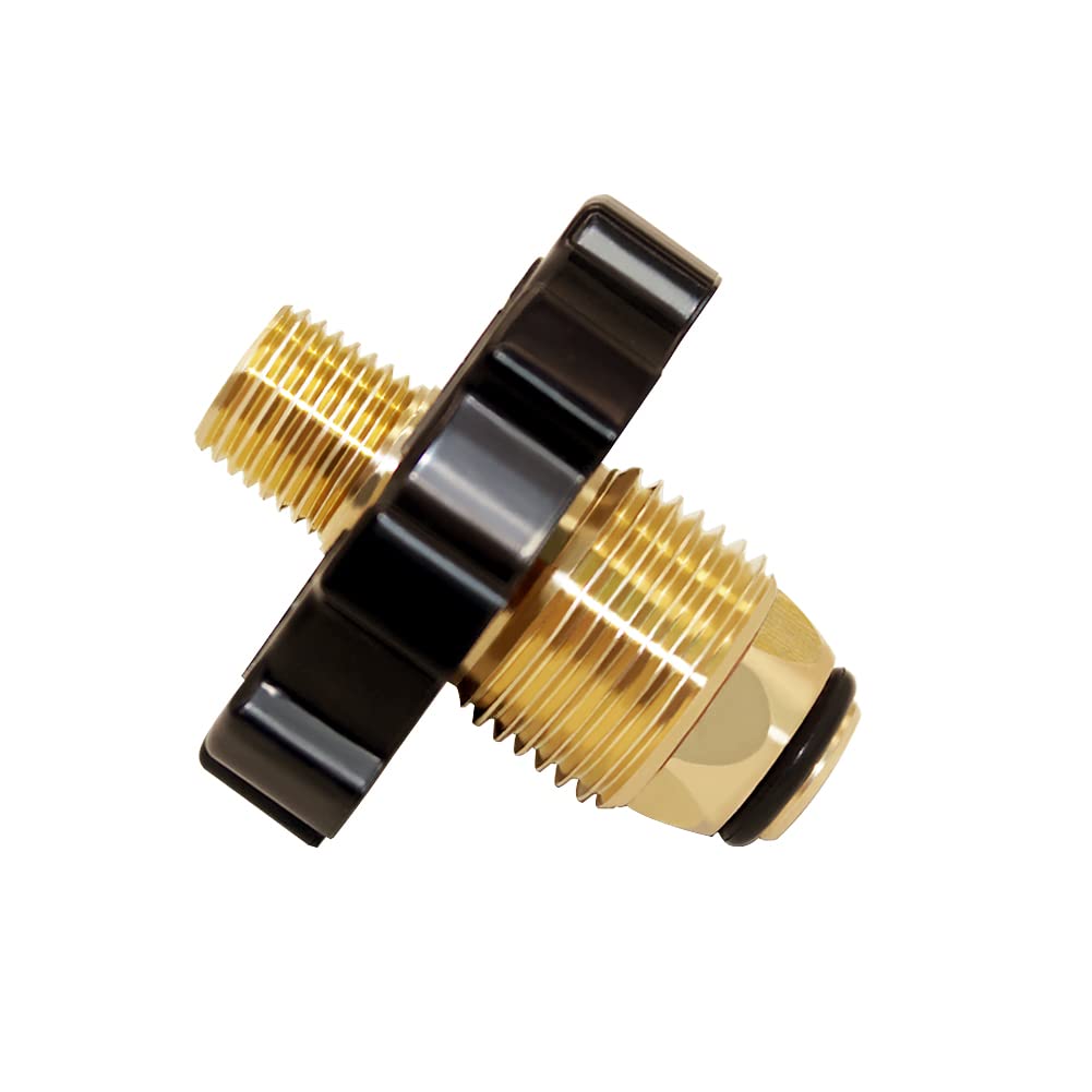 Hooshing soft-nose POL propane fitting with 1/4 inch NPT for a secure, leak-free connection.