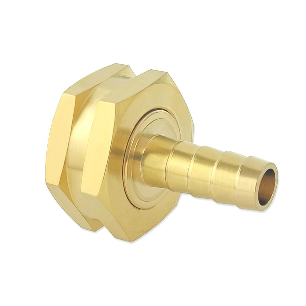 Hooshing stainless clamps enhance sealing and durability on brass connectors.
