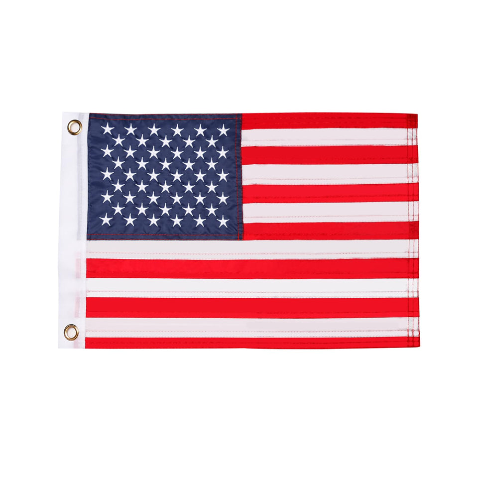 HOOSUN 4th of July flag nylon with brass grommets for outdoor display