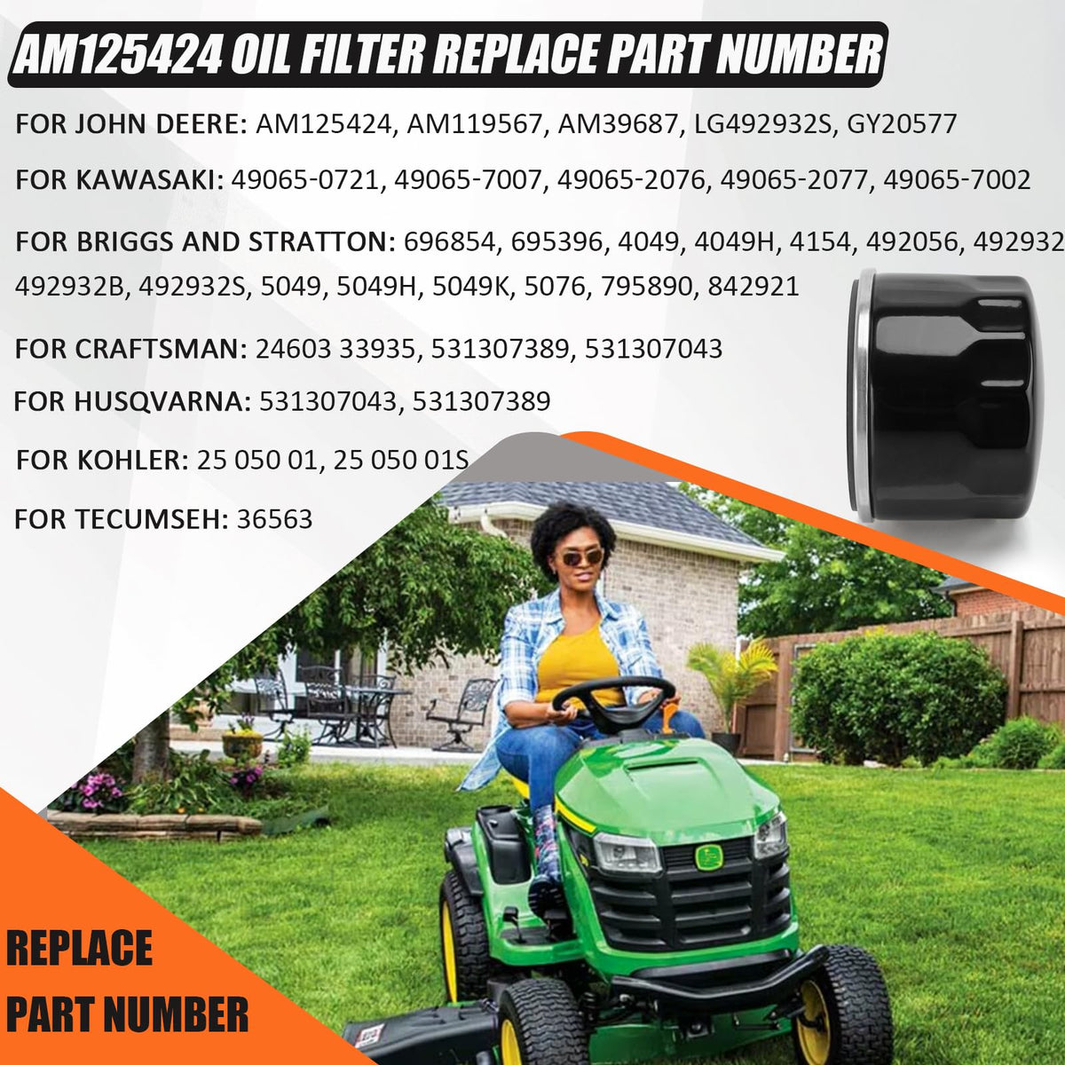 HOOTO AM125424 filter threads 3/4-16 for precise fit