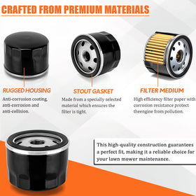 HOOTO AM125424 filter height 2.31 inches ensures proper clearance