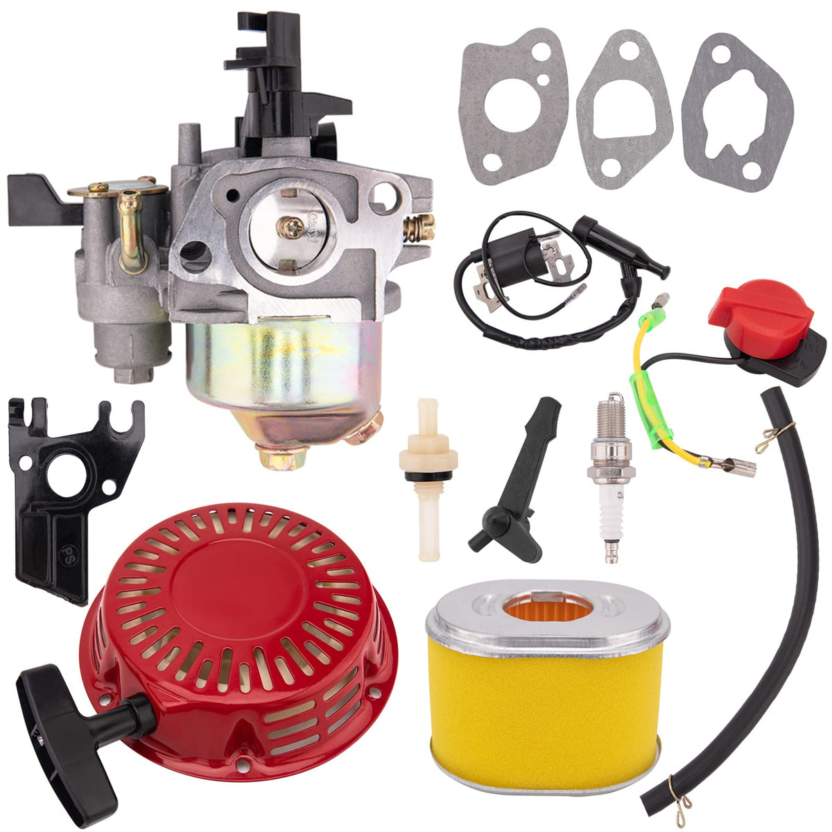 HOOTO carburetor kit for GX160/GX200 engines improves fuel delivery
