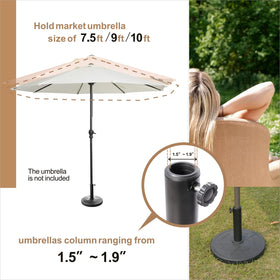 Hooyeatlin easy-installation base with included wrench for quick setup