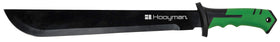 Hooyman bush machete ergonomic no-slip grip handles wet conditions for secure cutting.