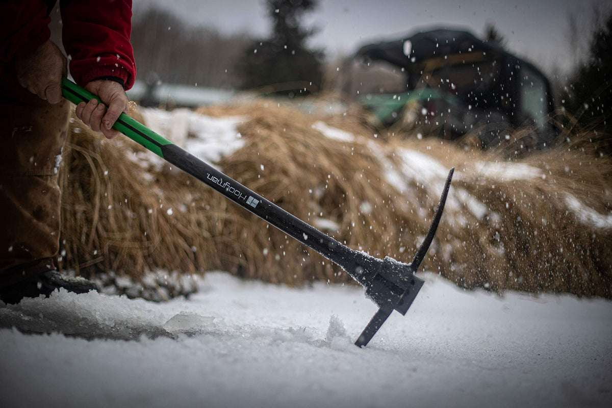 Hooyman Pick Mattock fiberglass core adds strength