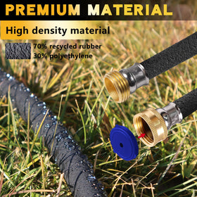 Hopegiver 5-8 inch diameter hose provides strong flow and even moisture