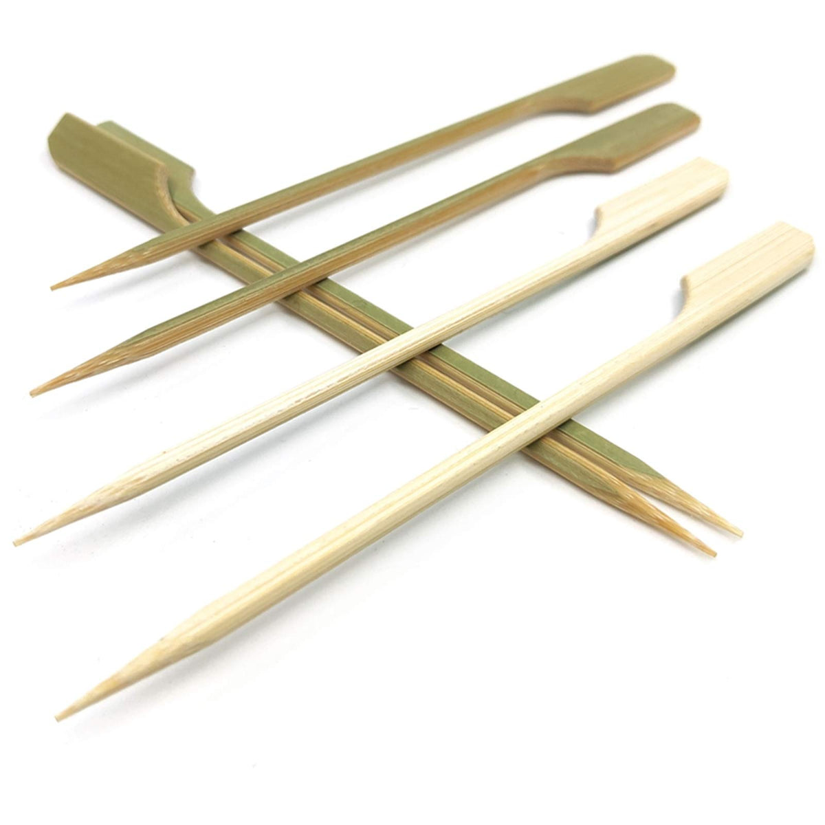 HOPELF 7-inch bamboo paddle pick for cocktails, smooth edges for safe handling