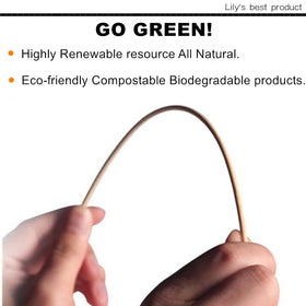 HOPELF bamboo skewers for chocolate fountain use and dessert presentations