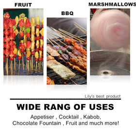 HOPELF party skewers are eco-friendly and versatile for catering events.