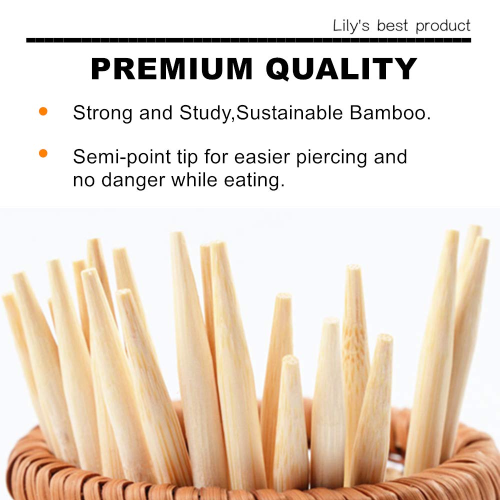 Hopelf caramel apple sticks 7-inch for candy apples and desserts.
