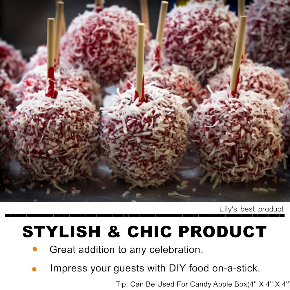 Hopelf lollipop sticks 7-inch suited for DIY treats.