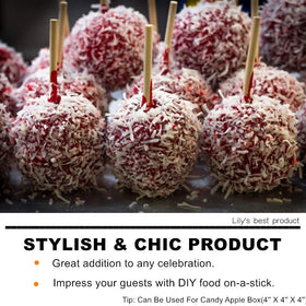 Hopelf lollipop sticks 7-inch suited for DIY treats.