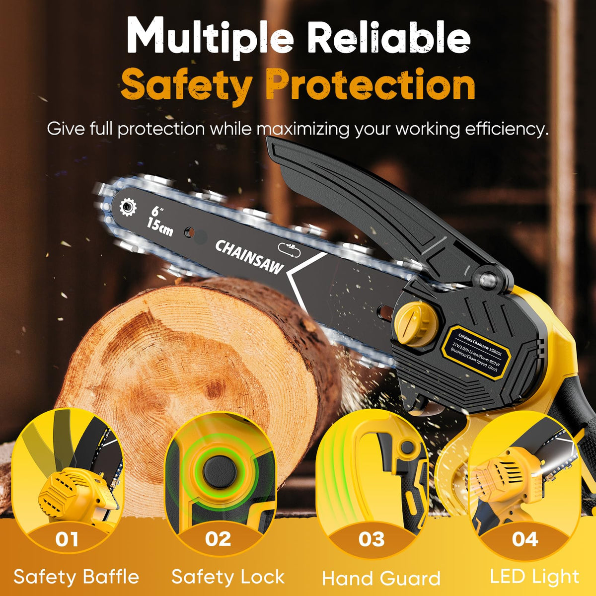 HOPTO cordless garden tool, lightweight design ideal for one-handed pruning.