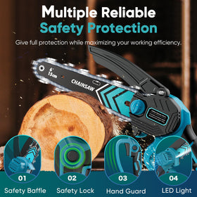 HOPTO one-hand pruning saw blue for precise cuts