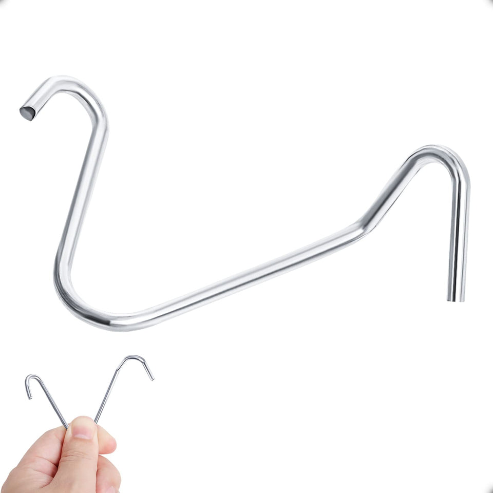 Hoqqf T-Post Clips galvanized close-up shows durable finish for outdoor use