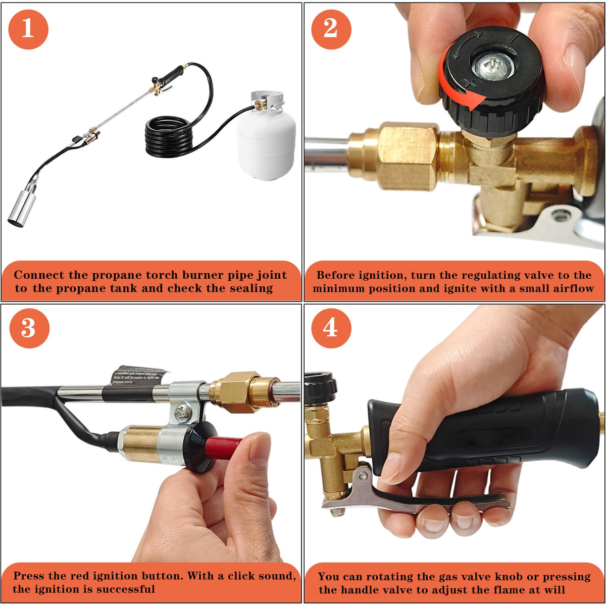 Hordolry 10 ft hose extends reach for safer outdoor operation
