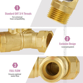 Durable brass material of Horiznext GHT for long outdoor life