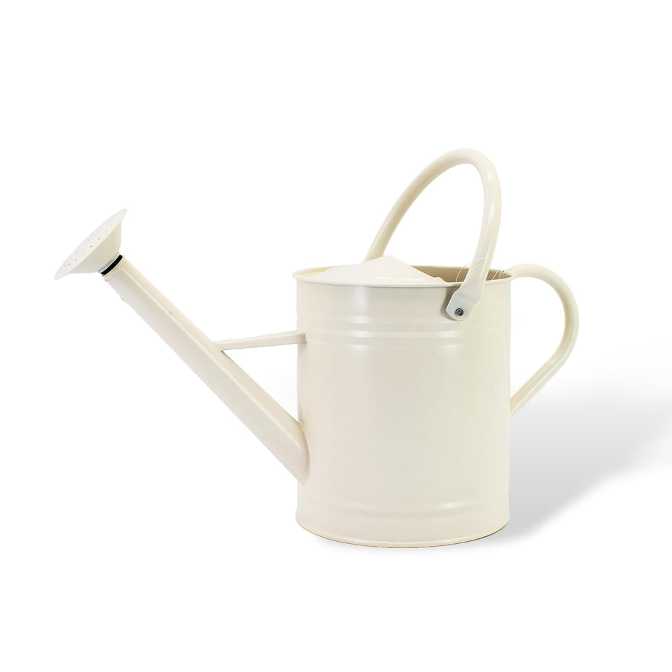 HORTICAN 1-gallon watering can with matte cream finish for indoor and outdoor use