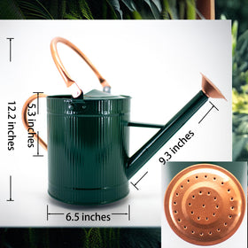 HORTICAN watering can side grip highlighting ergonomic handle for easy watering.