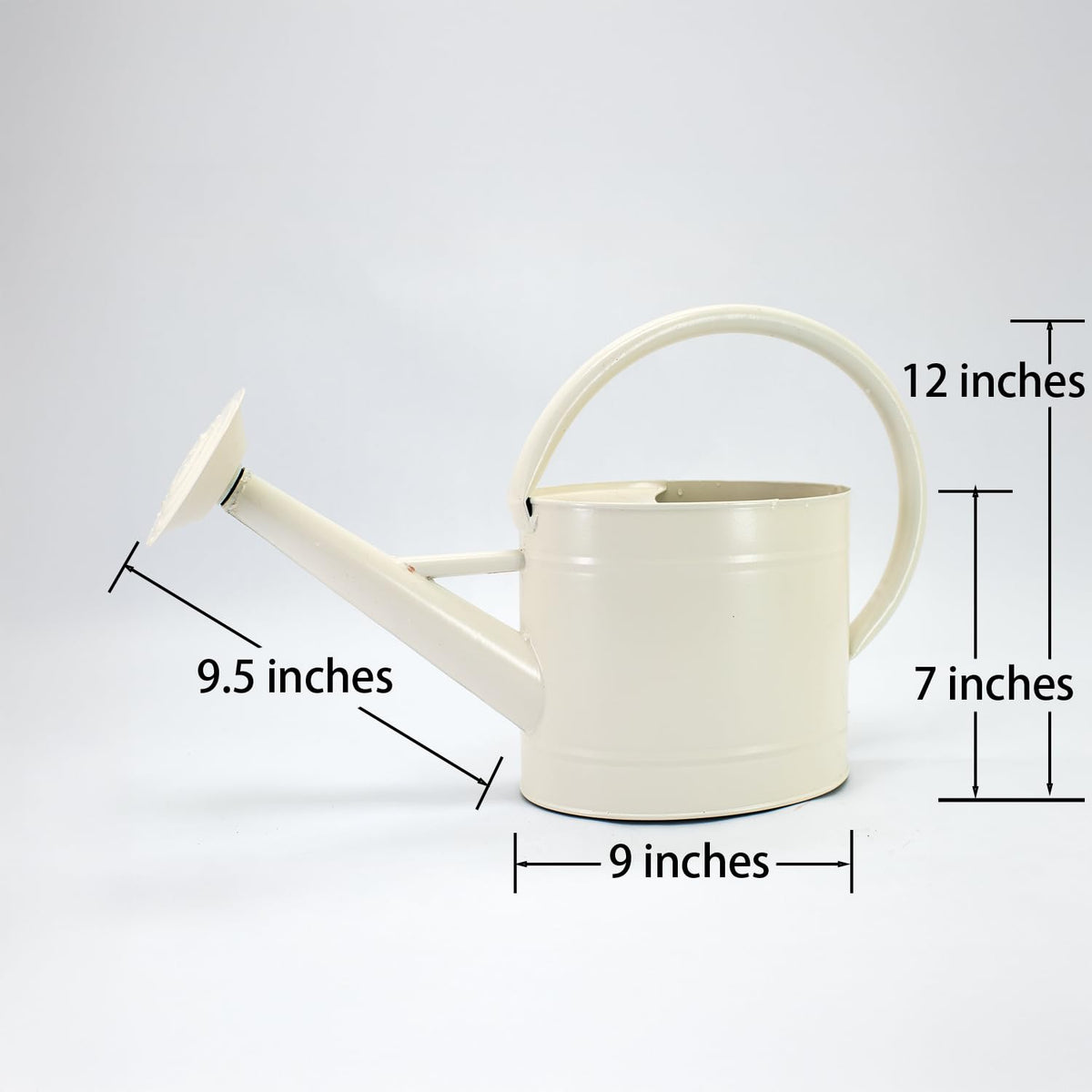 HORTICAN ergonomic handle enables balanced pouring during watering tasks
