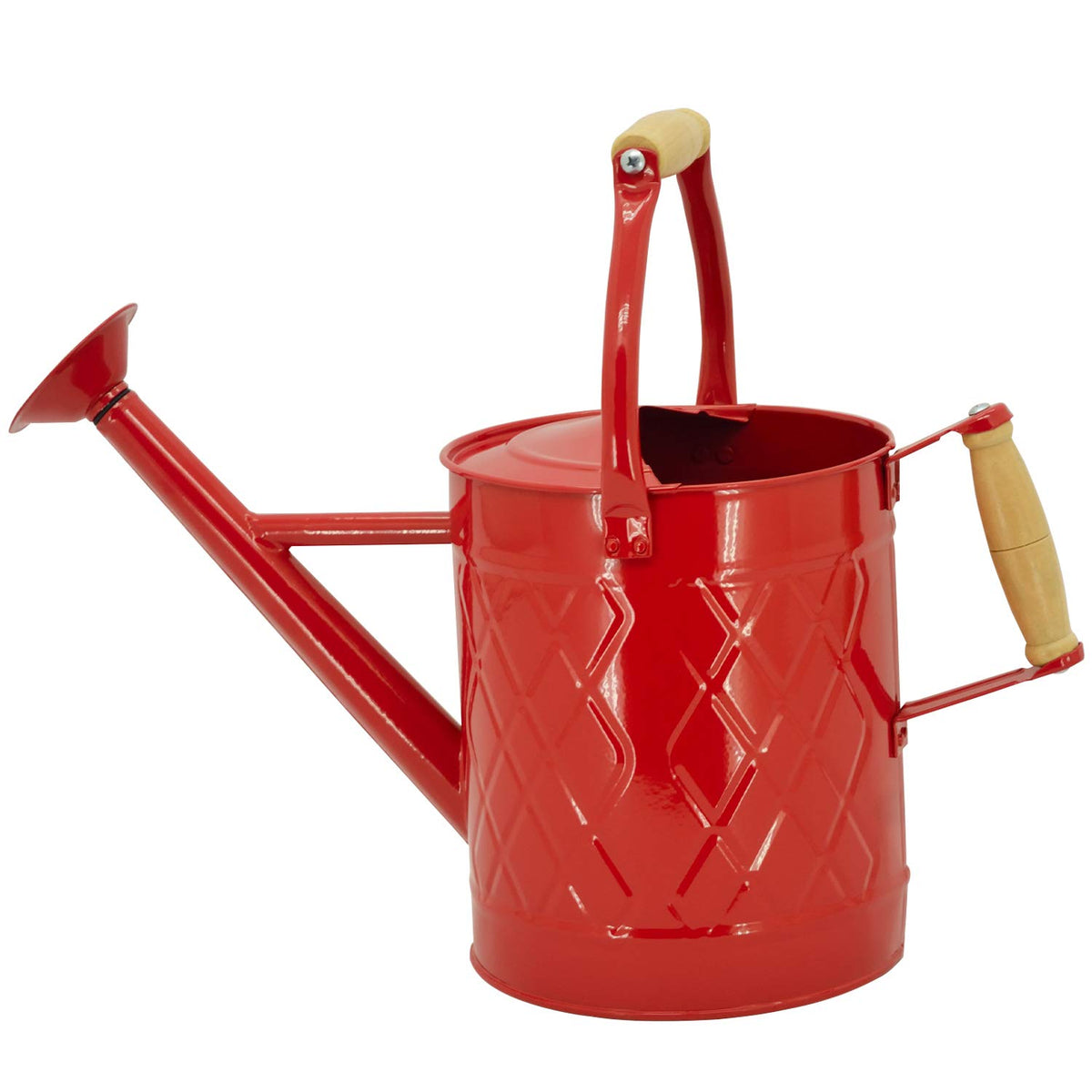 HORTICAN watering can ergonomic handle offers comfortable grip during longer watering sessions.