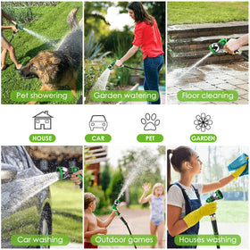 HORTICORA convenient storage strap helps keep hoses orderly and space-saving.
