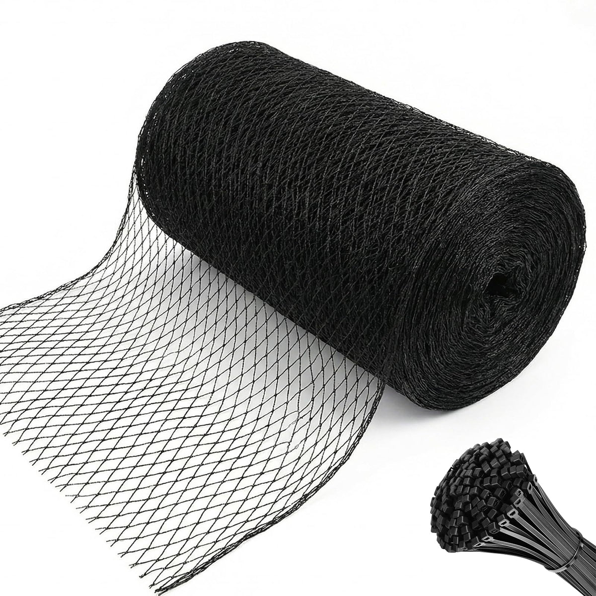 HORTIFAN bird netting 7.5x100 ft protects crops while allowing airflow