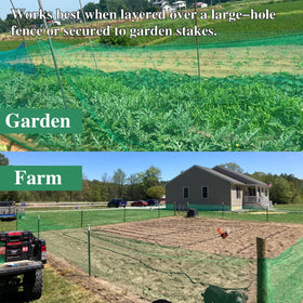 HORTIFAN garden fence use-cases-deer-poultry-pets demonstrates versatile animal barrier