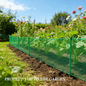 HORTIFAN garden fence zip-ties-included highlights easy securement to posts and trees