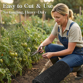 HORTIFAN safe non-toxic netting ensures plant safety and peace of mind