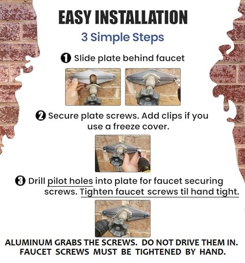Hose Bib Buddy winter-ready system keeps faucet secure during cold months.