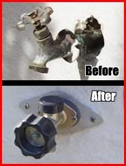 Stainless steel hardware included with Hose Bibb Mounting Plate for durability.
