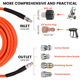 HOSEING handle storage strap facilitates portable cleanup and organization