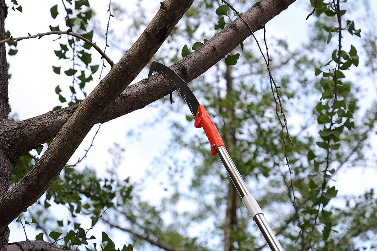 HOSKO pole saw suited for yards, gardens, and patios.