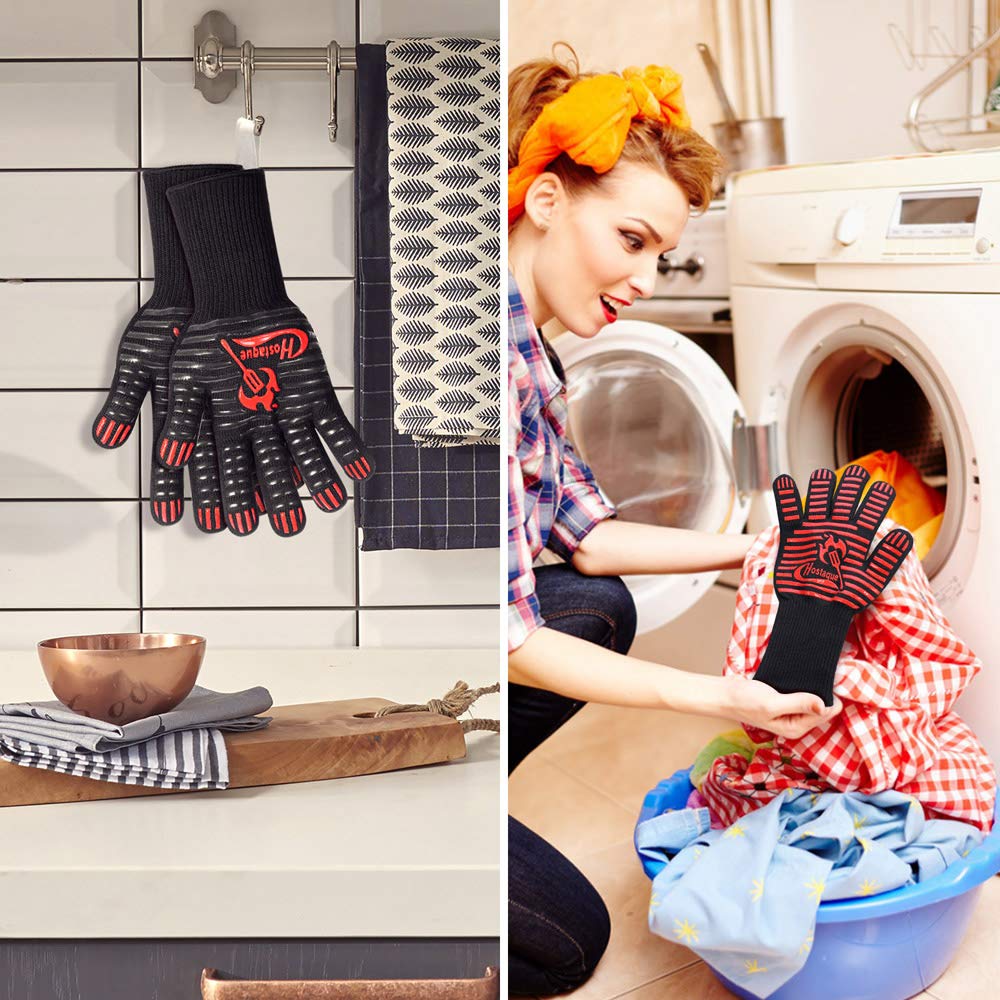 Hostaque gloves are easy to clean and machine washable after cooking.