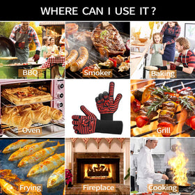 Hostaque gloves are versatile for grilling, baking, welding, and fireplace use.