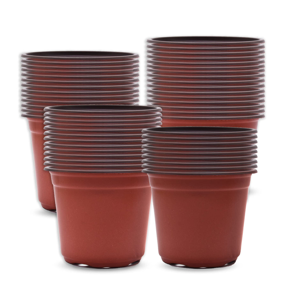 HOSTIC 8 inch nursery pot for seed starting with drainage holes for airflow.