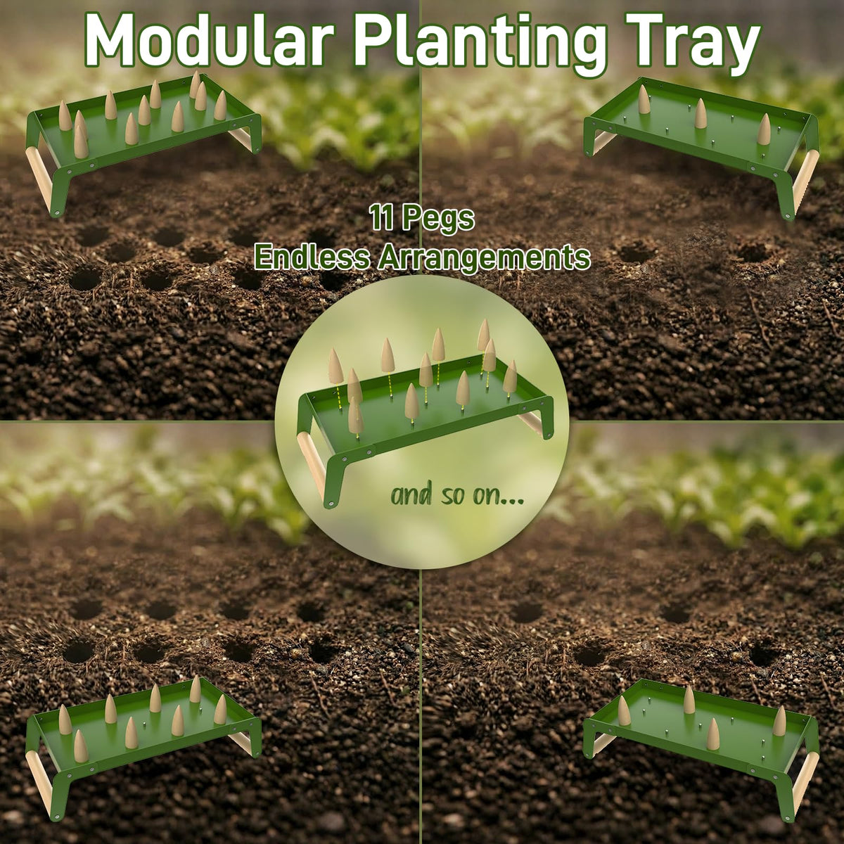 HOSUKU Seed Spacer Tool with ergonomic wooden handle offers comfortable leverage.