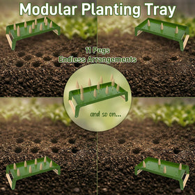 HOSUKU Seed Spacer Tool with ergonomic wooden handle offers comfortable leverage.